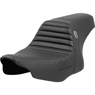 SADDLEMEN Pro Series SDC Performance Seat - w/o Backrest - Tuck-n-Roll - FLH/FLT '23-'24 SC82307T